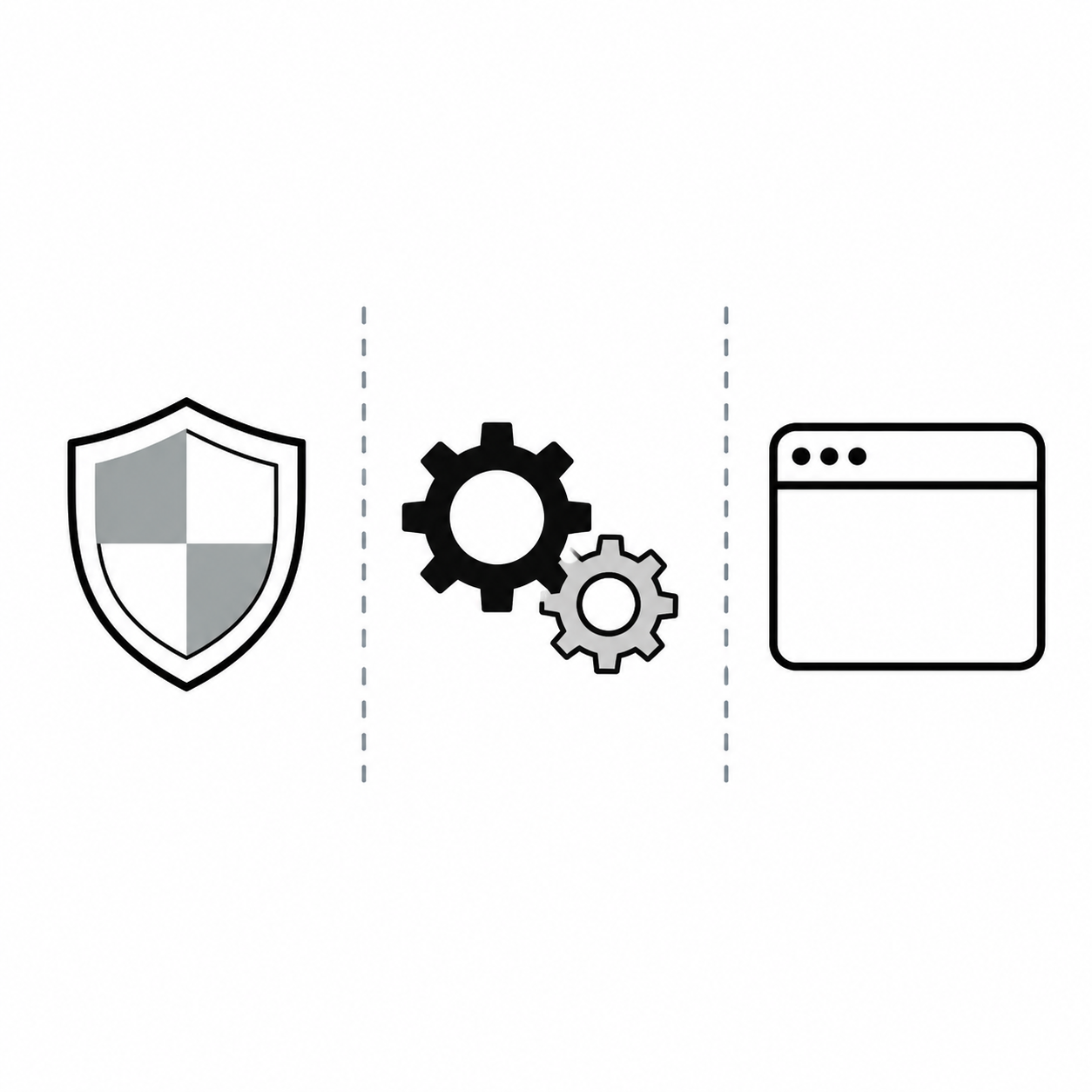 Схема разделения понятий: VPN-сервис, протокол, приложение